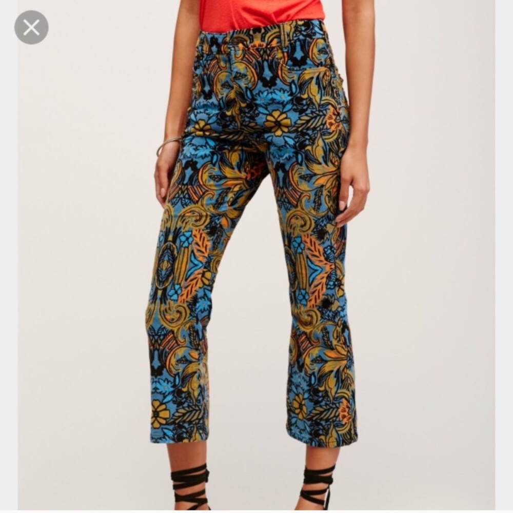 Free people velvety flair crop